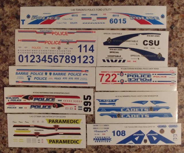 Decals for the DIY'er Custom Diecast