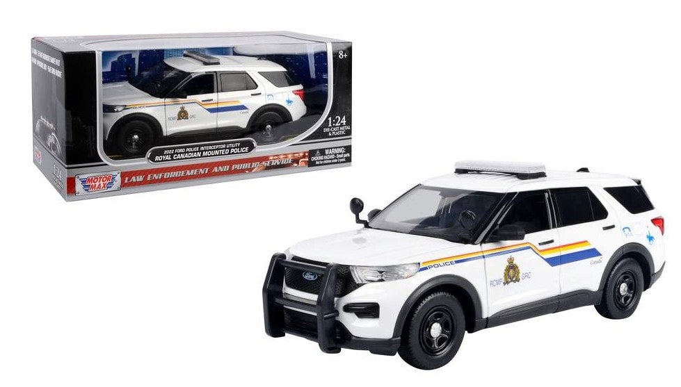 Motormax 24 scale 2022 Ford Police Interceptor Utility - RCMP | Custom ...