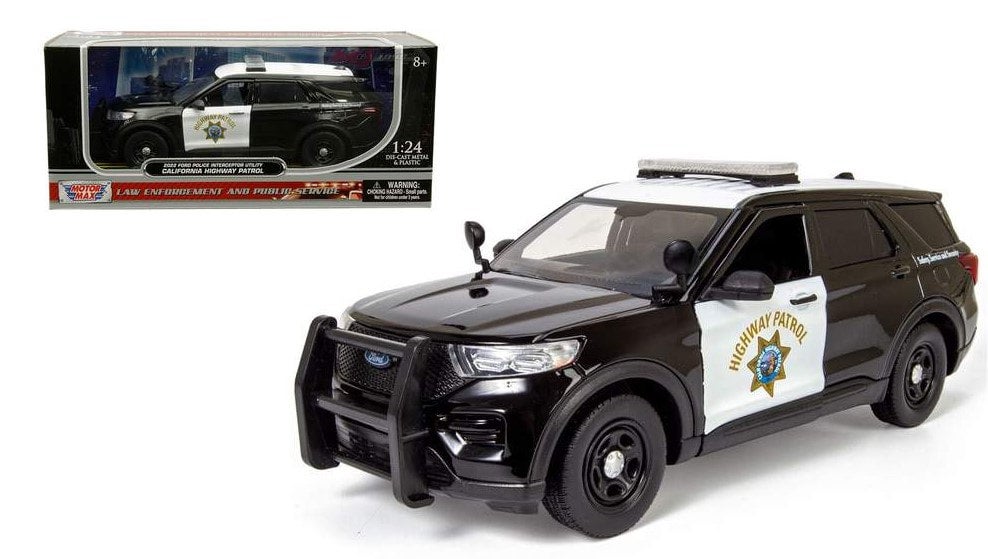 Motormax 24 scale 2022 Ford Police Interceptor Utility - CHP ...